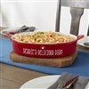 Product Thumbnail Cranberry Oval Dish