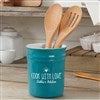 Product Thumbnail Turquoise Utensil Crock