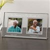 alt='Our Loved Ones Memorial Personalized Double Photo Glass Frame '