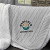 Pmall thumb Personalized Logo Cable Knit Throw Blanket - 23311
