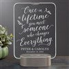 Product Thumbnail LED Glass Keepsake with Light Off
