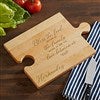 Single Puzzle Piece Cutting Board