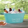 Teal Beverage Tub