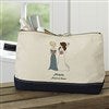 Navy Makeup Bag