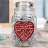 alt='Close to Her Heart Personalized Glass Candy Jar '