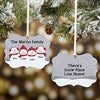alt='Snowman Family Personalized Metal Ornament'