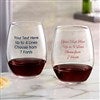 Stemless Wine Glass