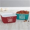 Product Thumbnail Turquoise & Red Bowls