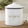 Product Thumbnail 40 oz. Medium Enamel Jar