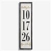 alt='The Big Day Personalized Barnwood Frame Wall Art'
