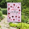 alt='Love Bugs Personalized Garden Flag'