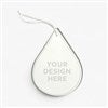 Pmall thumb Personalized Logo Teardrop Glass Ornament - 26198