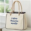 Navy Rope Tote