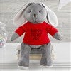 Grey Bunny with Red Shirt