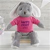 Product Thumbnail Grey Bunny with Raspberry Shirt