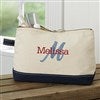 Navy Makeup Bag