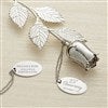 Product Thumbnail Front & Back of Tag Large Silver