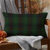 Back of Lumbar Outdoor Throw Pillow