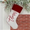 Product Thumbnail Burgundy Stocking