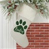 Ivory Faux Fur Stocking