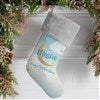 Grey Faux Fur Stocking