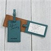 Teal Bag Tag