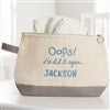 Canvas Diaper Bag - Grey