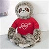 Plush Sloth w/ Red Shirt