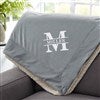 Grey Sherpa Throw 