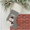 Ivory Faux Fur Stocking