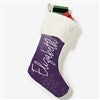 Product Thumbnail Ivory Faux Fur Stocking