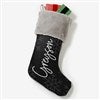 Product Thumbnail Grey Faux Fur Stocking