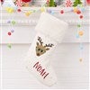 Ivory Faux Fur Stocking