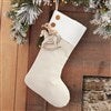 Product Thumbnail Ivory Stocking with White Tag