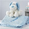 Product Thumbnail Blue Blanket and Puppy Set