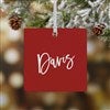 Product Thumbnail 1 Sided Square Metal Ornament