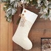 Ivory Stocking Alderwood Tag -Whitewash