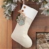 Ivory Stocking Alderwood Tag - Bluestain