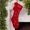 Red Knit Stocking