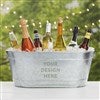 Pmall thumb Personalized Logo Galvanized Beverage Tub  - 32867