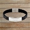 Product Thumbnail Black Braided with Silver Plate