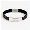 Product Thumbnail Black Braided with Silver Plate
