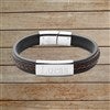 Product Thumbnail Brown Braided with Silver Plate