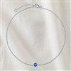 Silver Anklet - 1 Stone