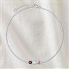 Product Thumbnail Silver Anklet - 3 Stones