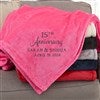 Pink Fleece Throw 