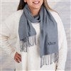Grey Scarf Draped