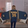 alt='Sports Jersey Personalized Cuddle Wrap'