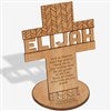 alt='Bless This Child Personalized Wood Tabletop Cross '