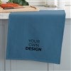 Product Thumbnail Slate Blue Waffle Weave Kitchen Towel